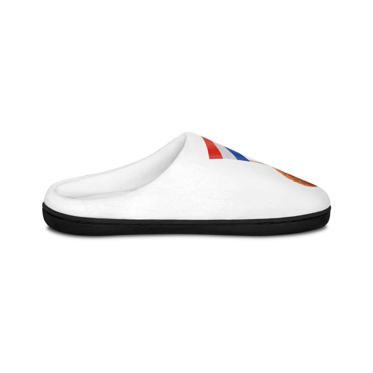 Heren sloffen met Nederlandse vlag in bitterbal product