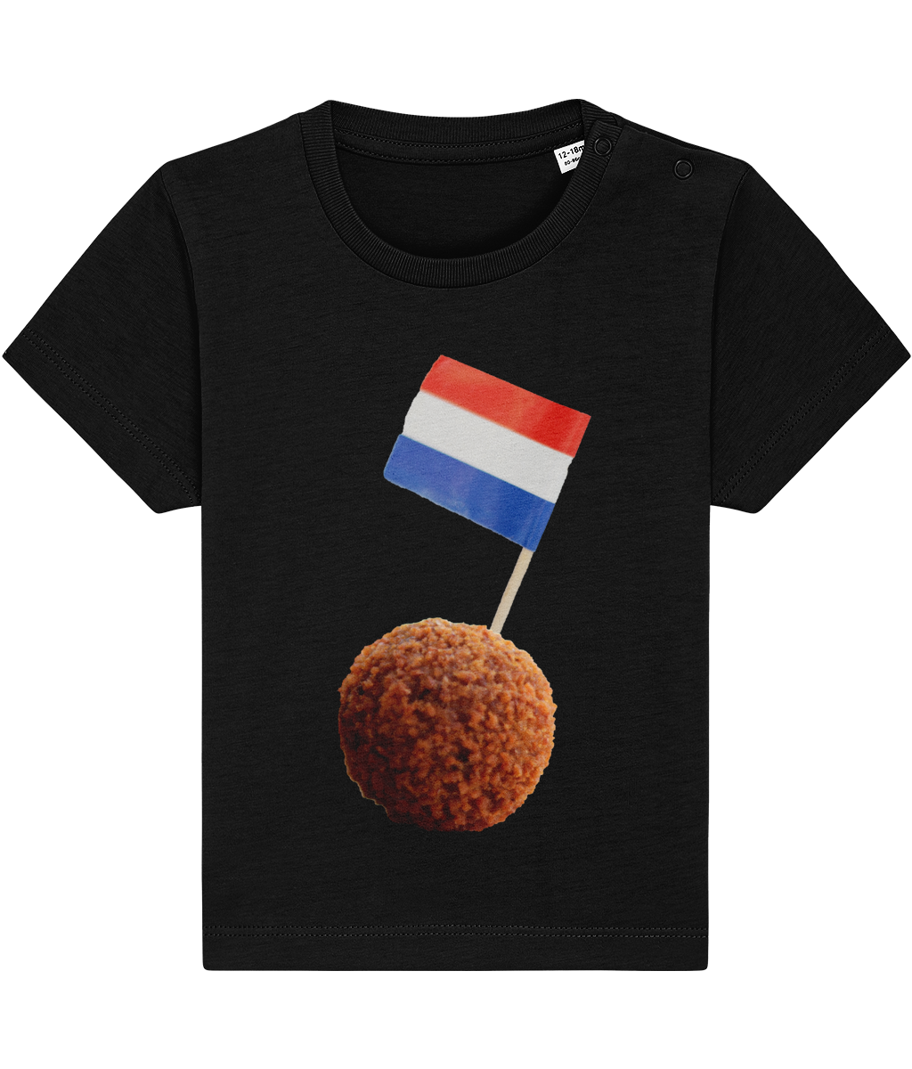 Baby en Peuter Nederlandse Bitterbal Shirt