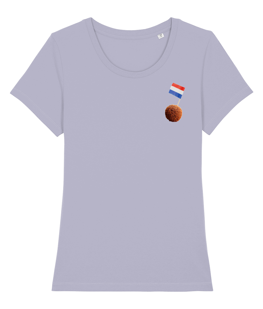 Nederlands Bitterballetje Dames T-shirt