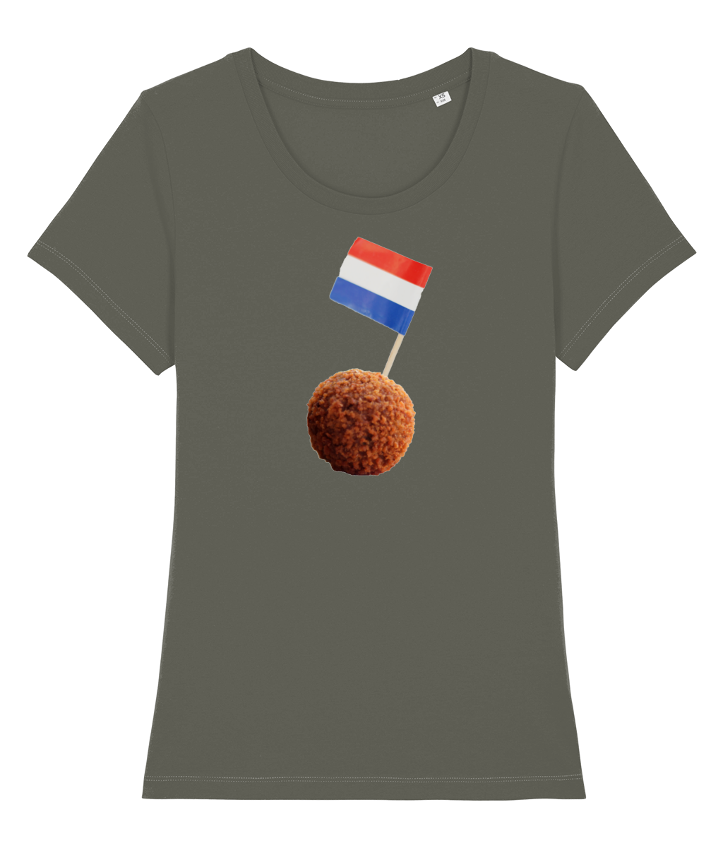 Nederlandse Bitterbal Dames T-shirt