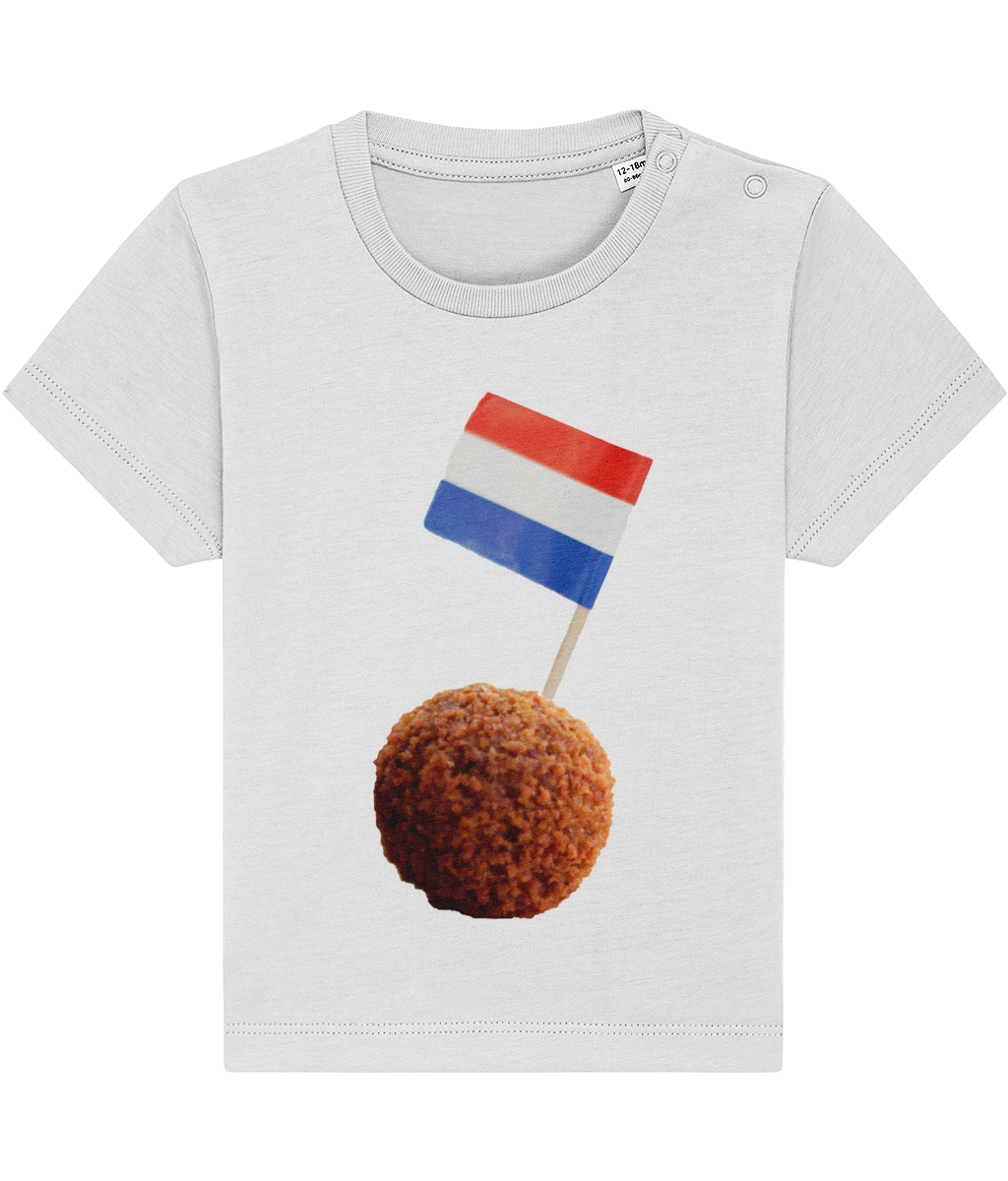 Baby en Peuter Nederlandse Bitterbal Shirt