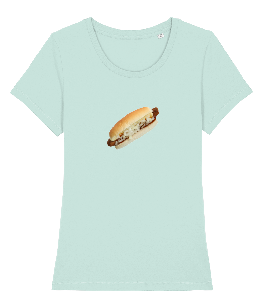 Broodje Frikandel Speciaal Dames T-shirt