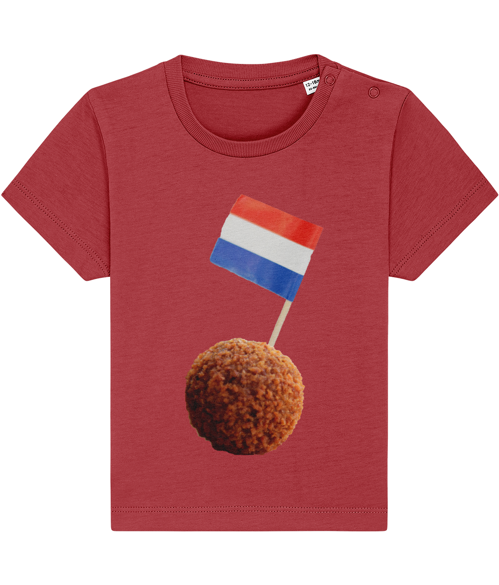 Baby en Peuter Nederlandse Bitterbal Shirt