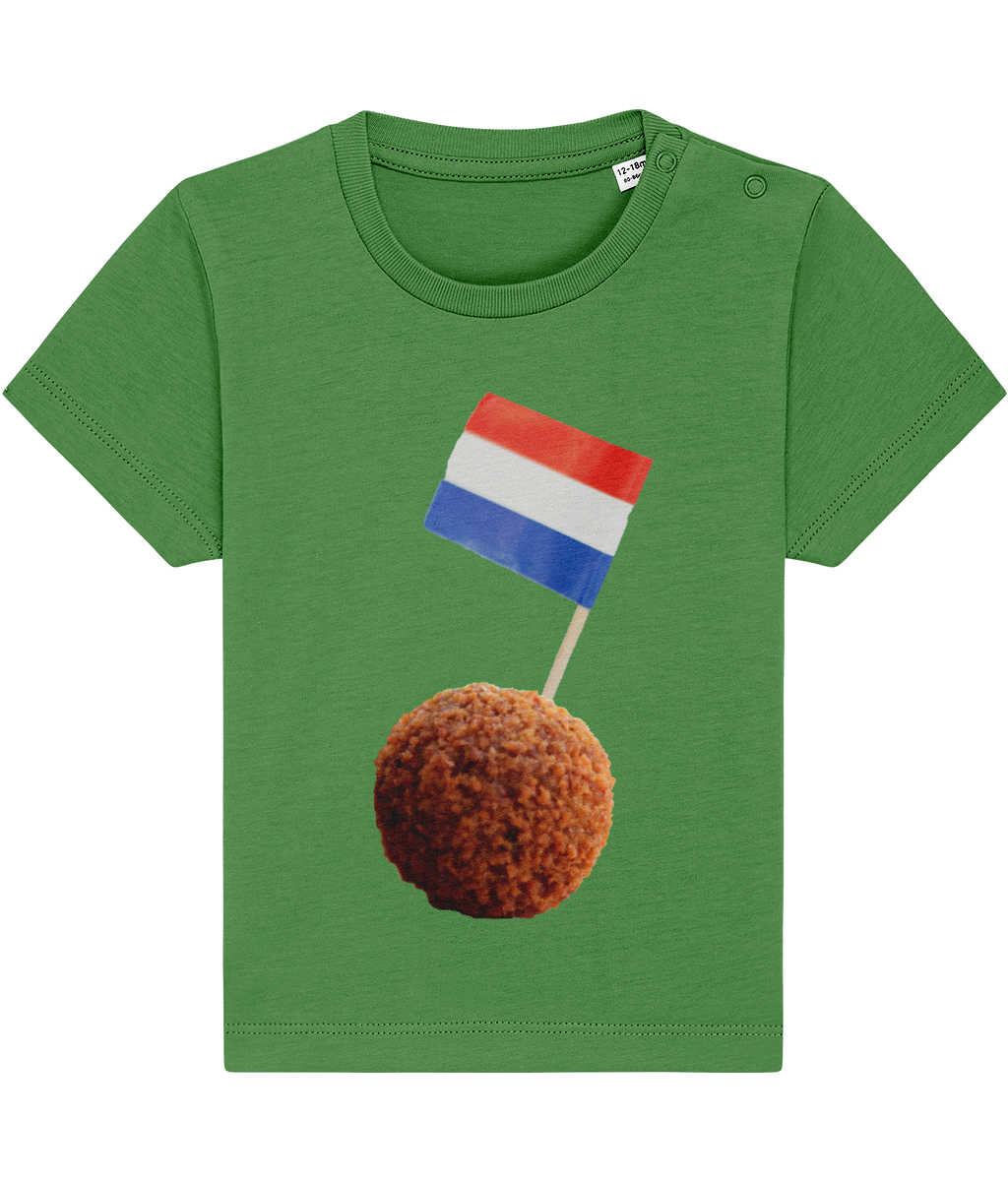 Baby en Peuter Nederlandse Bitterbal Shirt