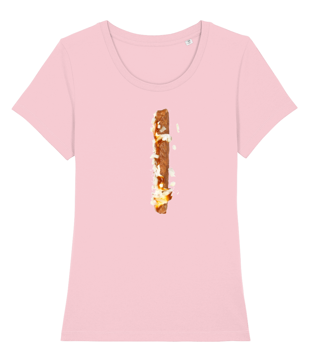 straight up Frikandel Speciaal Dames T-shirt