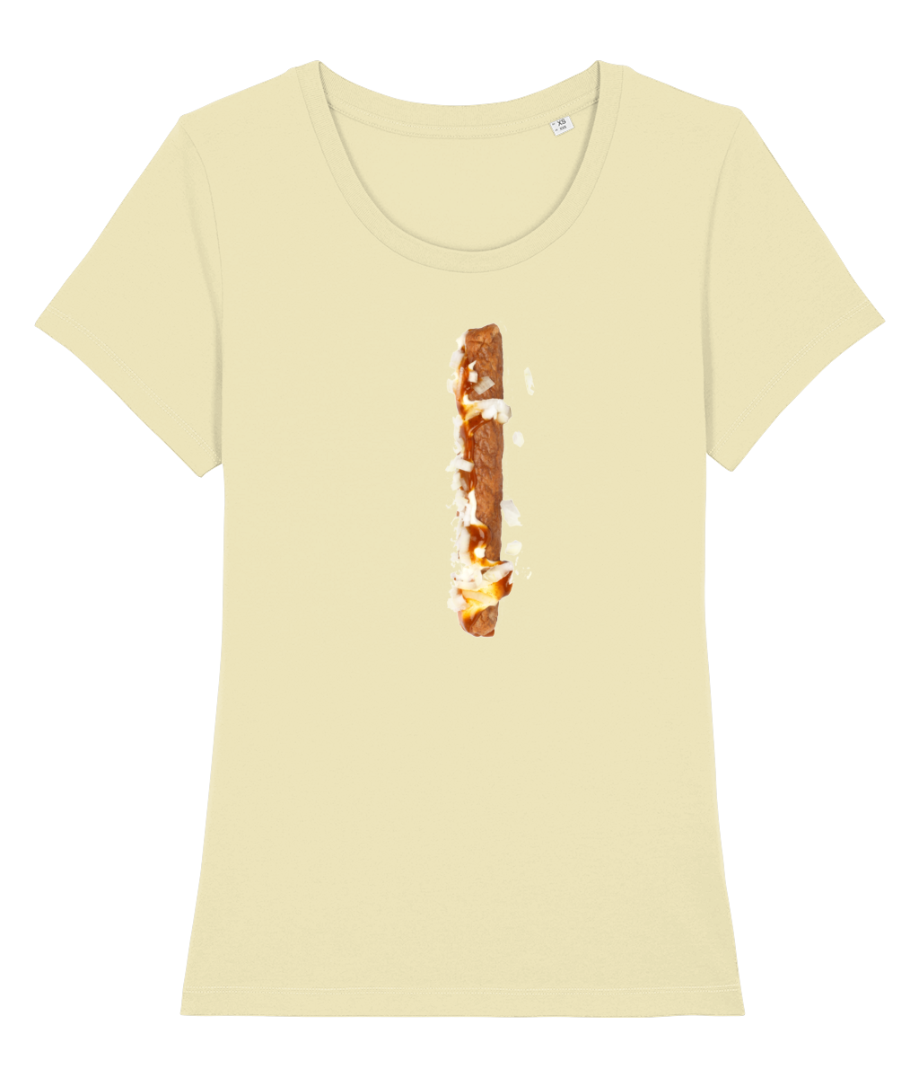 straight up Frikandel Speciaal Dames T-shirt