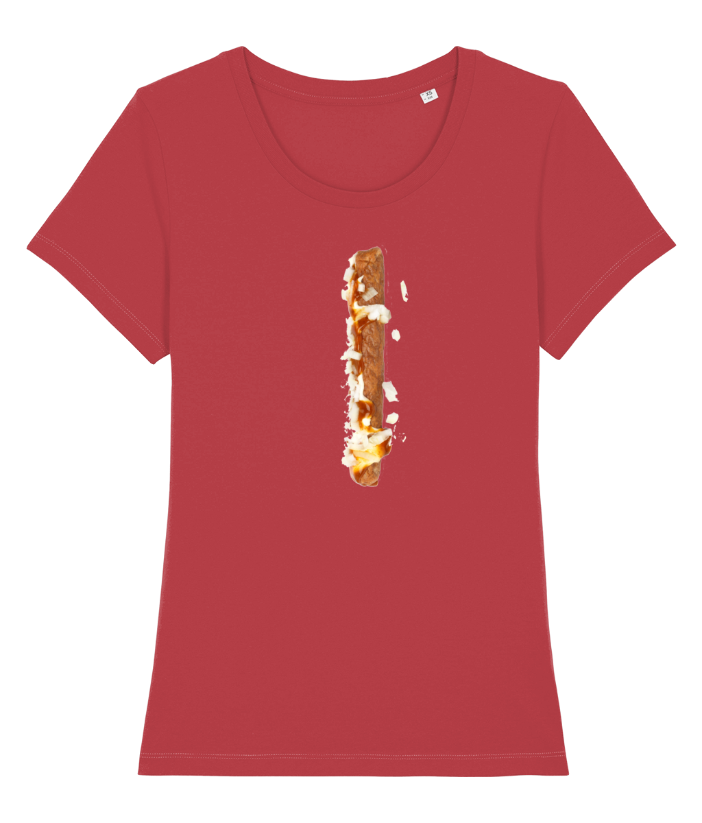 straight up Frikandel Speciaal Dames T-shirt