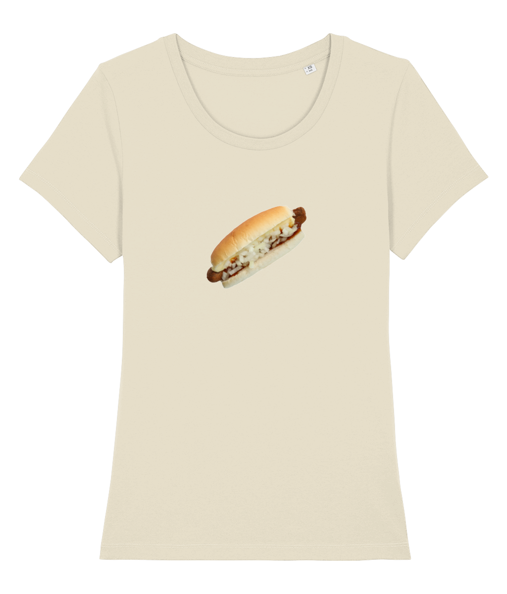 Broodje Frikandel Speciaal Dames T-shirt