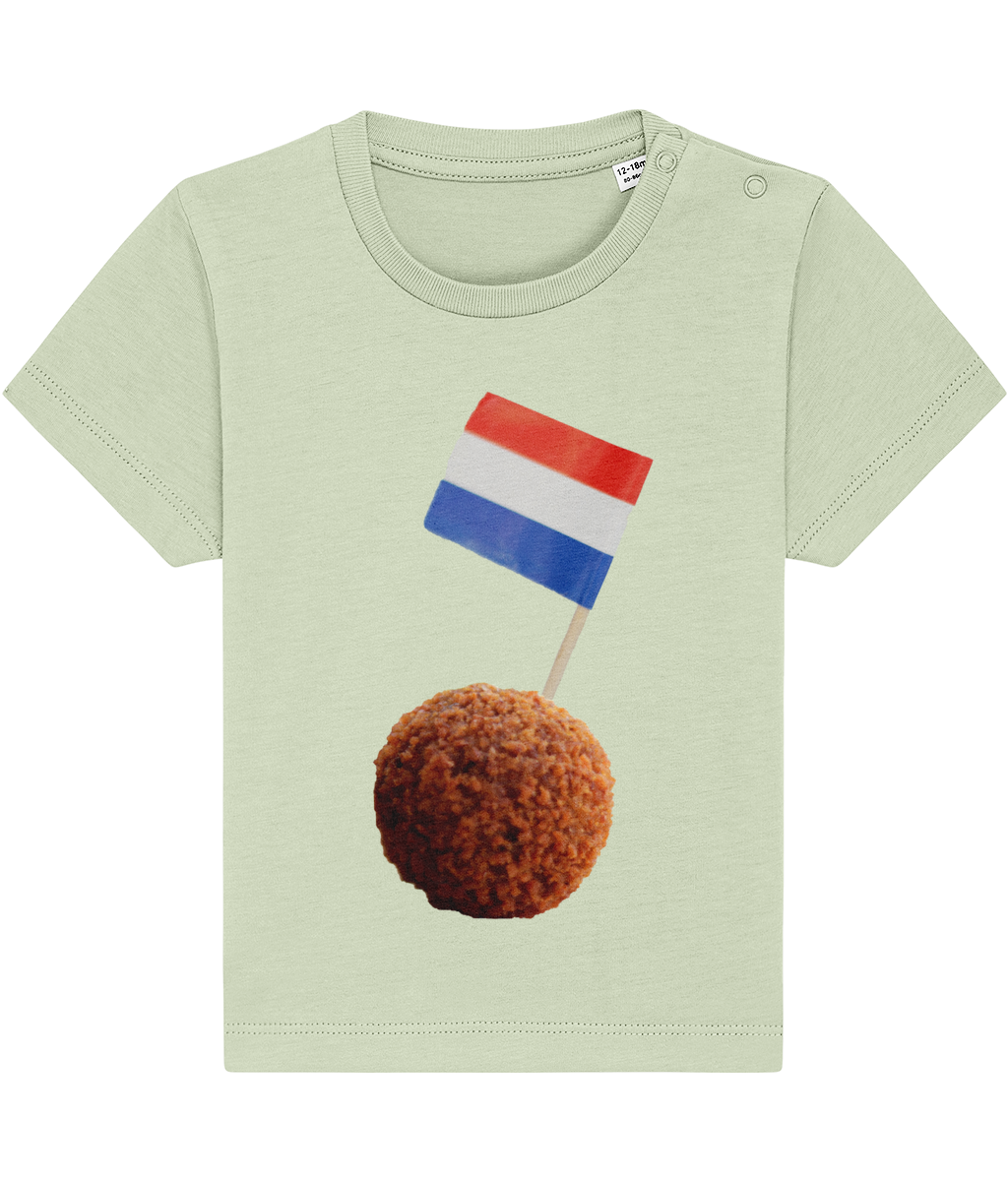 Baby en Peuter Nederlandse Bitterbal Shirt