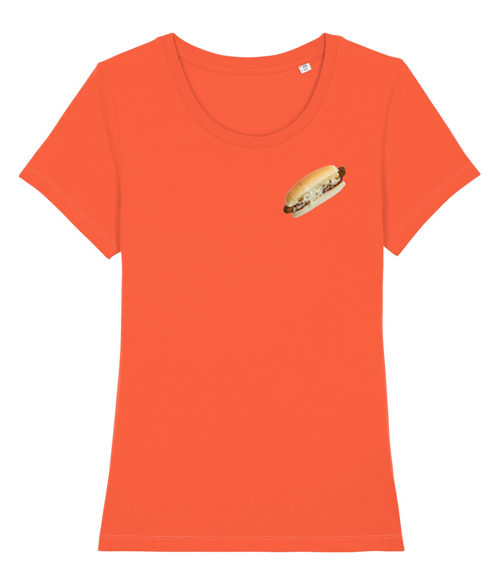 Broodje Frikandeltje Speciaal Dames T-shirt