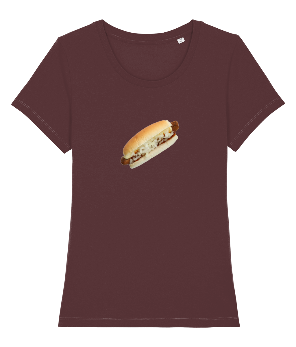 Broodje Frikandel Speciaal Dames T-shirt