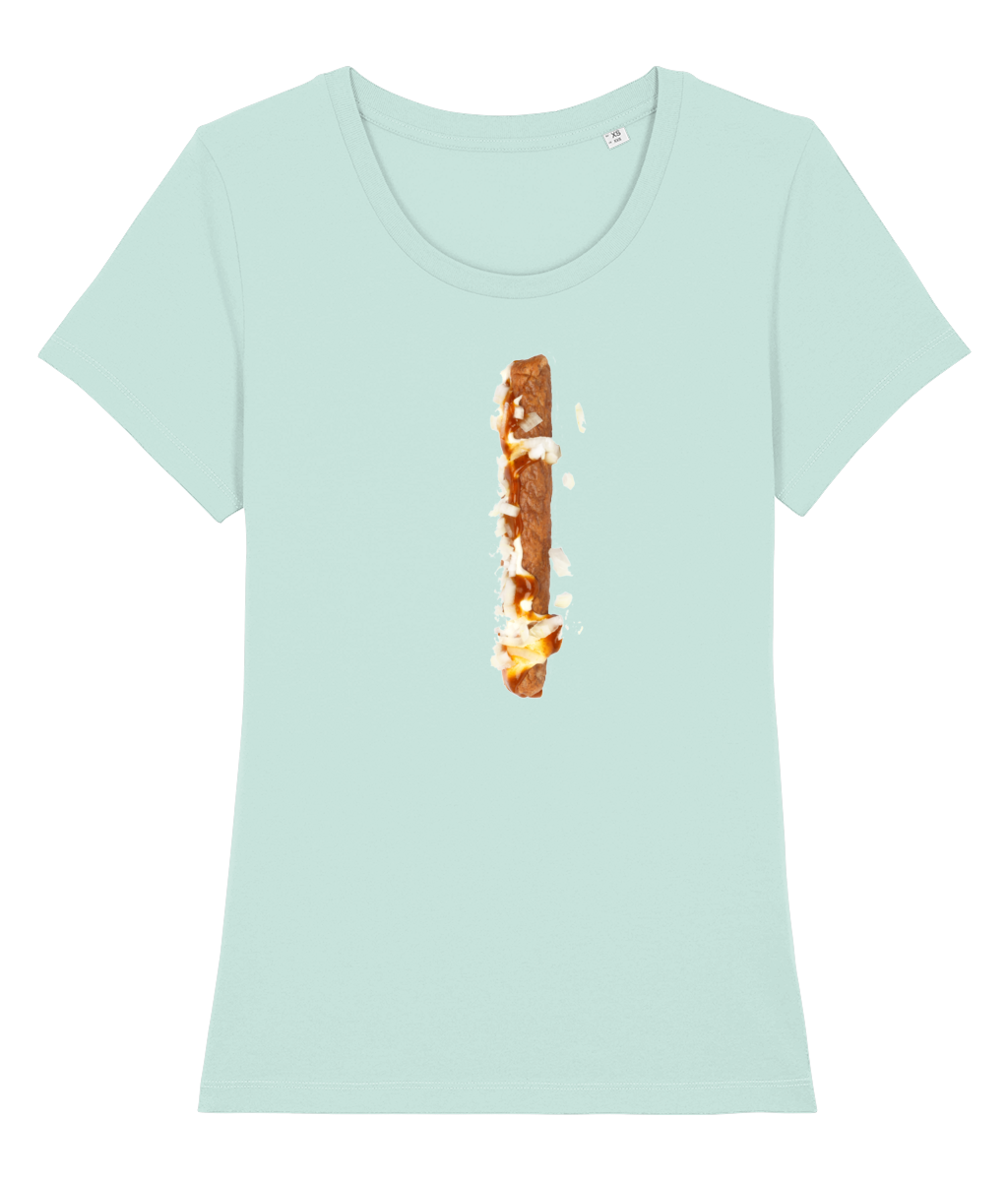 straight up Frikandel Speciaal Dames T-shirt