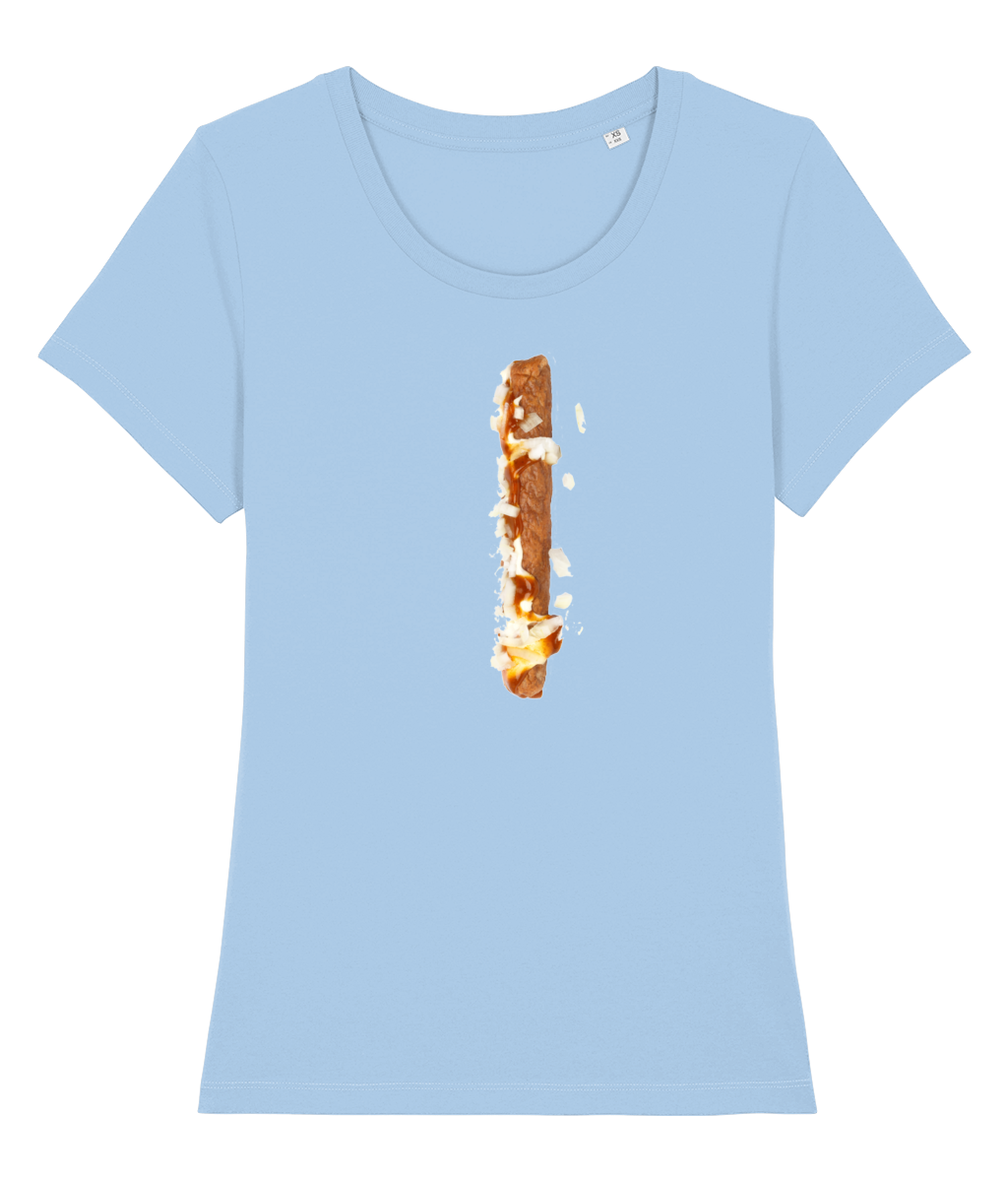 straight up Frikandel Speciaal Dames T-shirt