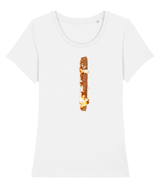 straight up Frikandel Speciaal Dames T-shirt