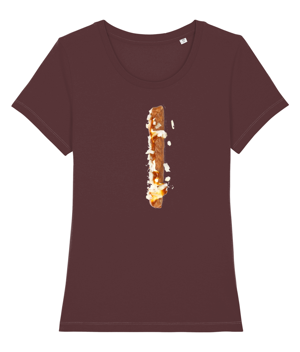 straight up Frikandel Speciaal Dames T-shirt