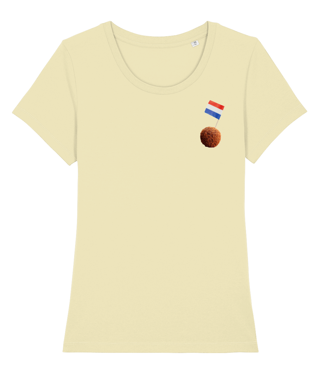 Nederlands Bitterballetje Dames T-shirt