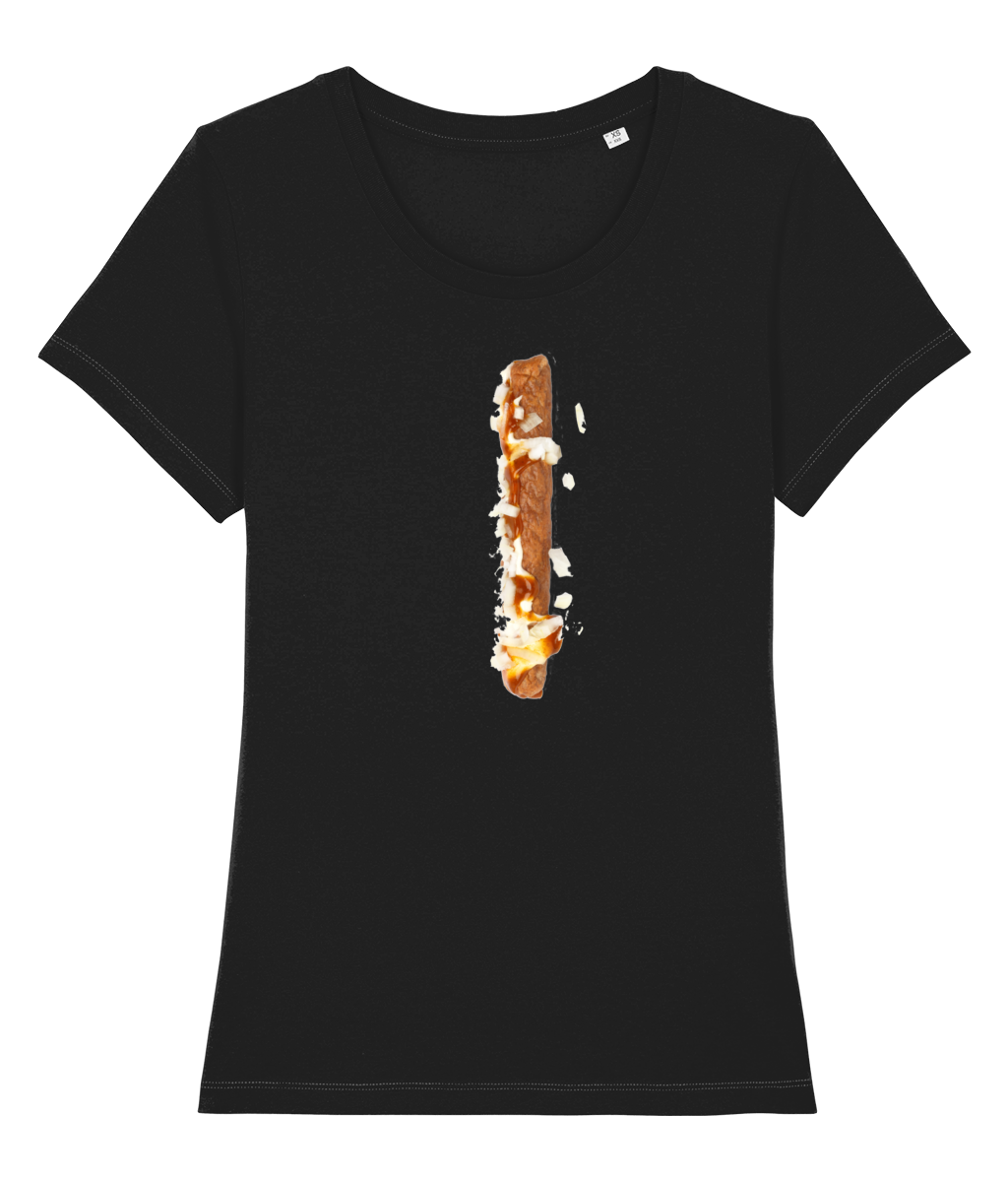 straight up Frikandel Speciaal Dames T-shirt