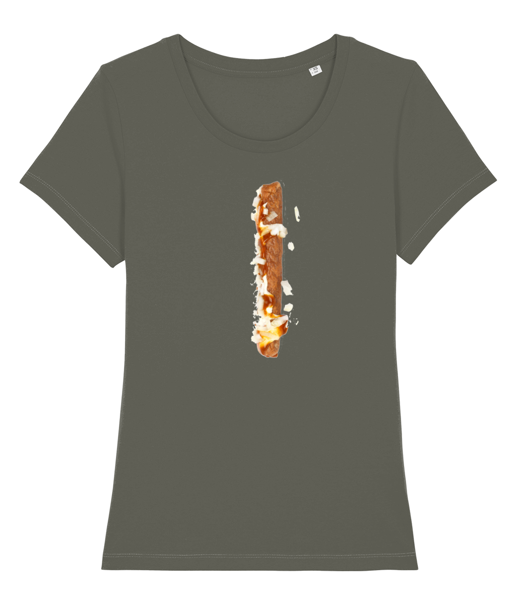 straight up Frikandel Speciaal Dames T-shirt