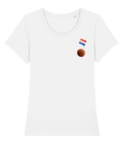 Nederlands Bitterballetje Dames T-shirt