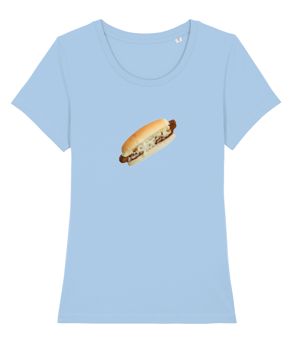 Broodje Frikandel Speciaal Dames T-shirt