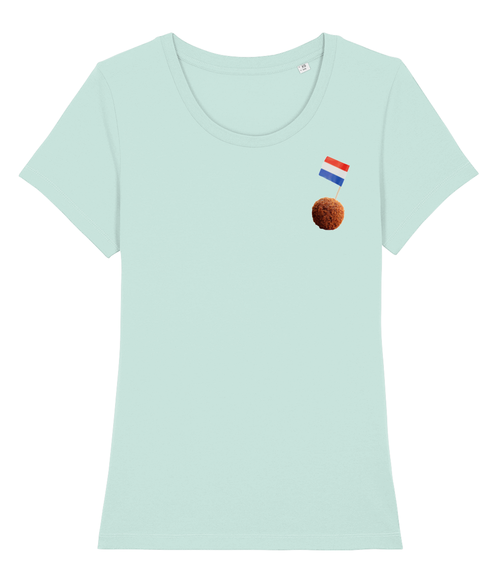 Nederlands Bitterballetje Dames T-shirt