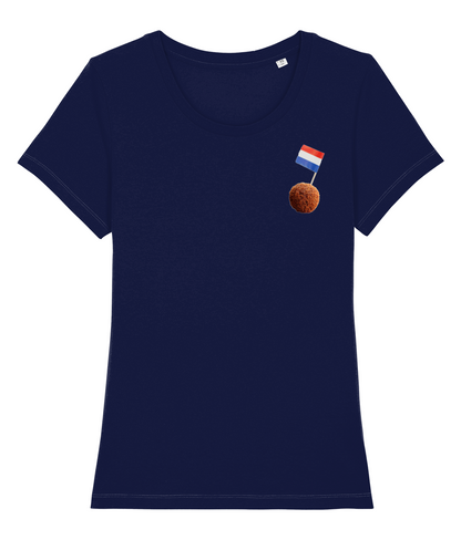 Nederlands Bitterballetje Dames T-shirt