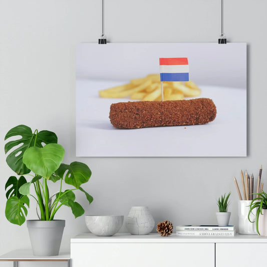 Kroket Nederlandse Vlag Poster